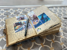 Load image into Gallery viewer, Jenedy's Favorite Journal - Leather cover with handmade paper