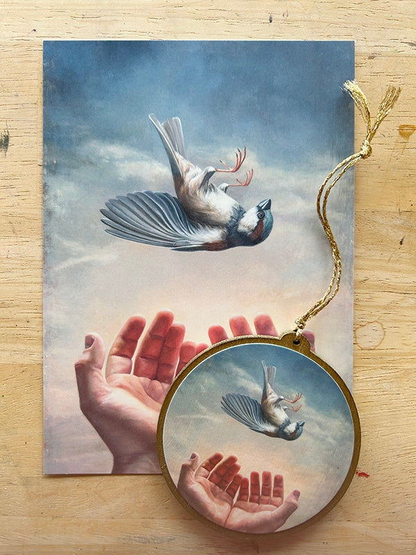 Birds of a Father  “Merry, Merry” Birds of a Father “Merry, Merry” Jim Shore Birds Of A