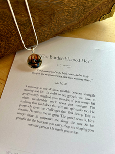 "The Burden Shaped Her" Necklace