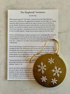 "The Shepherds' Invitation" - Ornament
