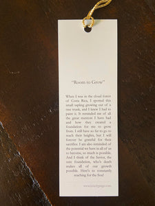 "Room to Grow" bookmark